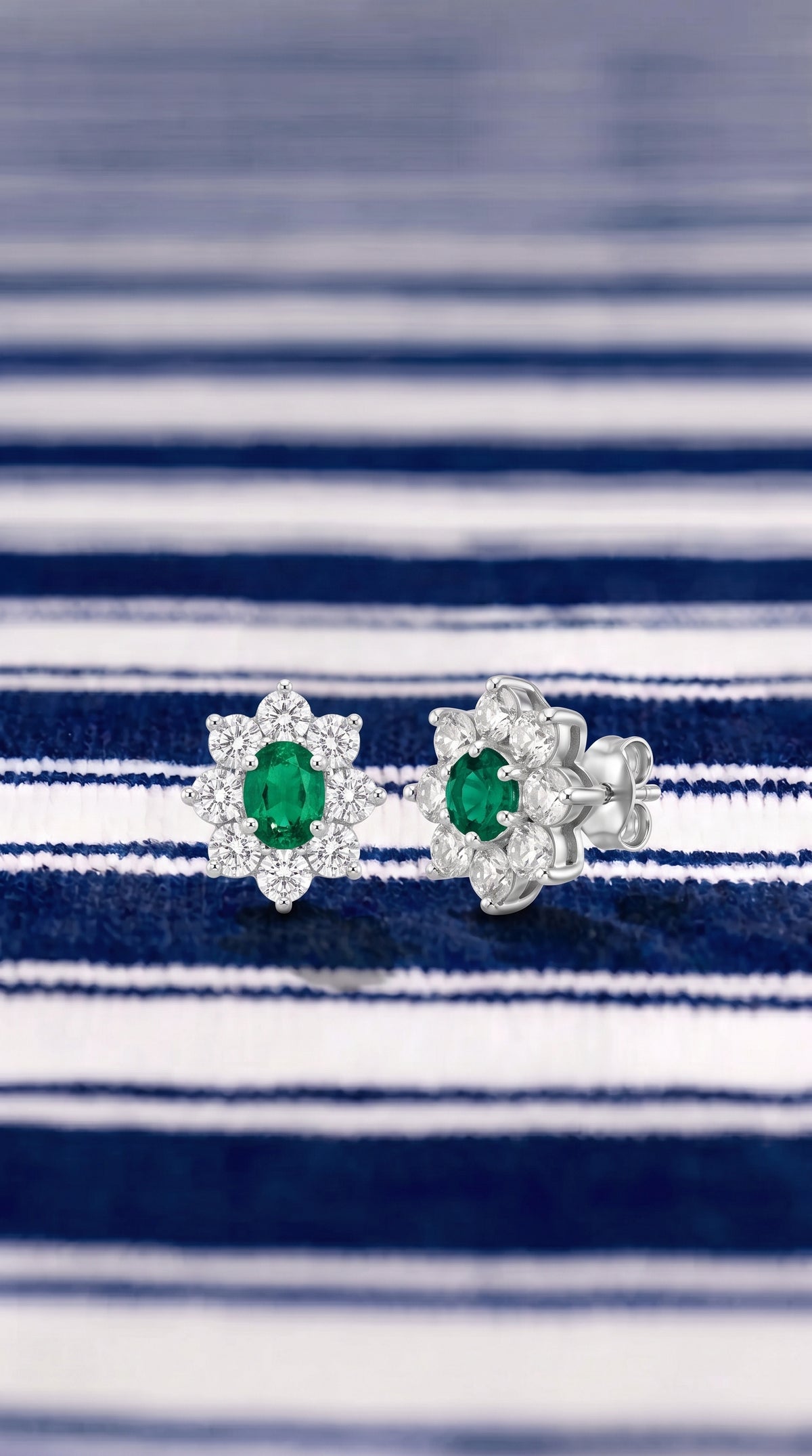 Pendientes Rosetón Cala Verde