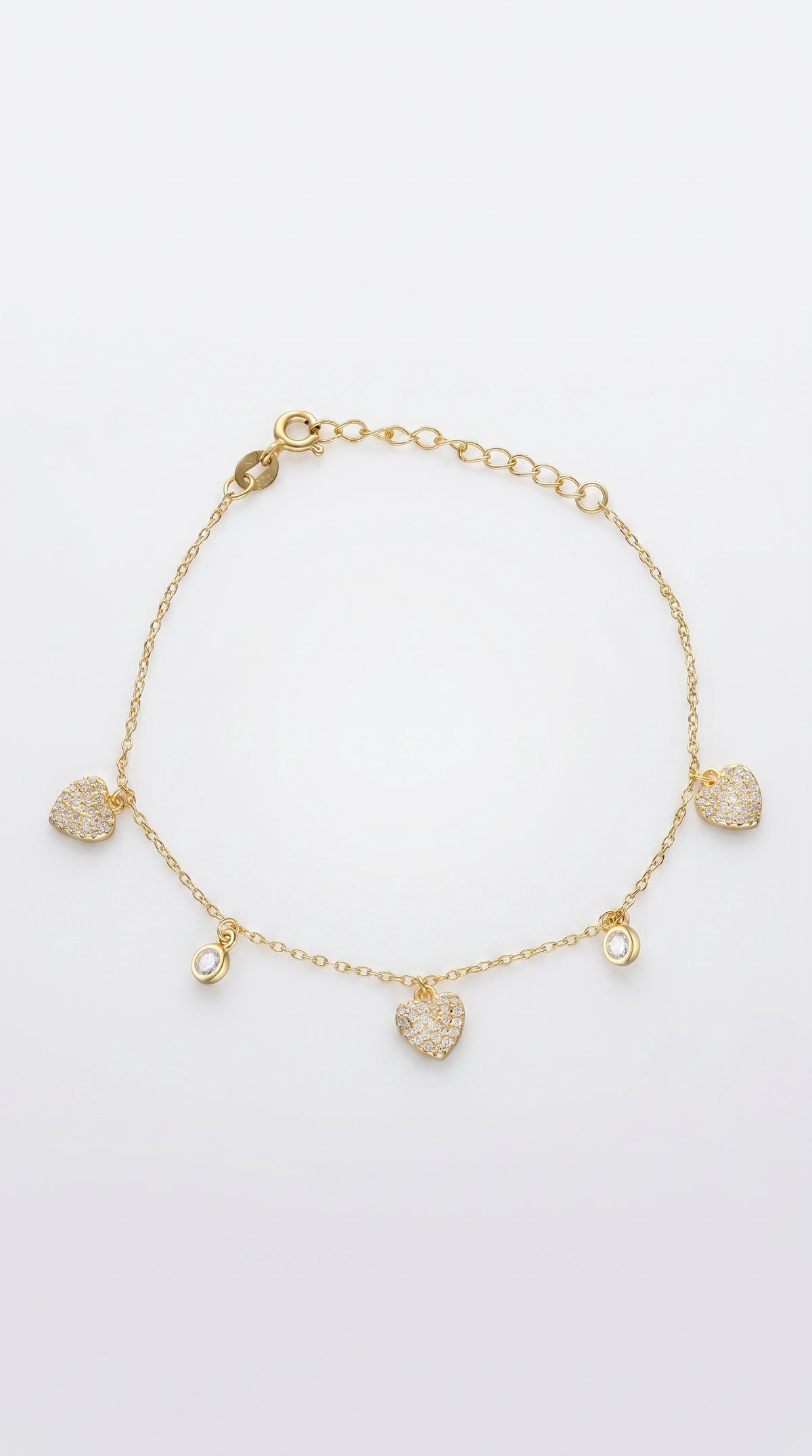 Pulsera Corazones de Luz