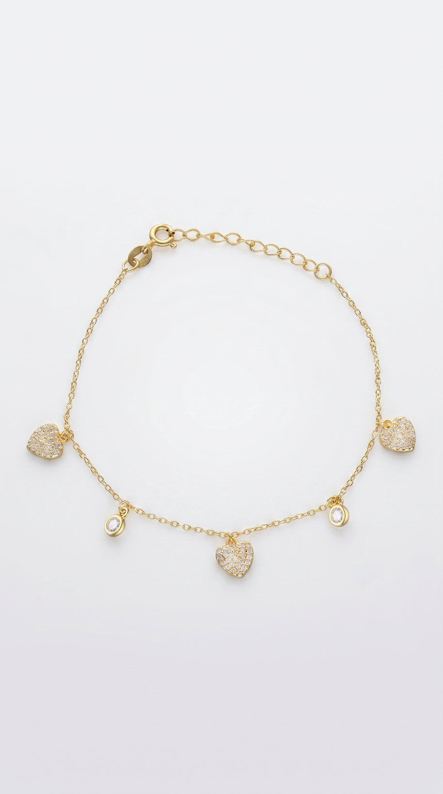 Pulsera Corazones de Luz