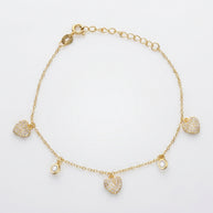Pulsera Corazones de Luz