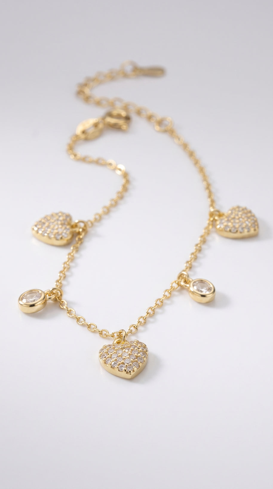 Pulsera Corazones de Luz