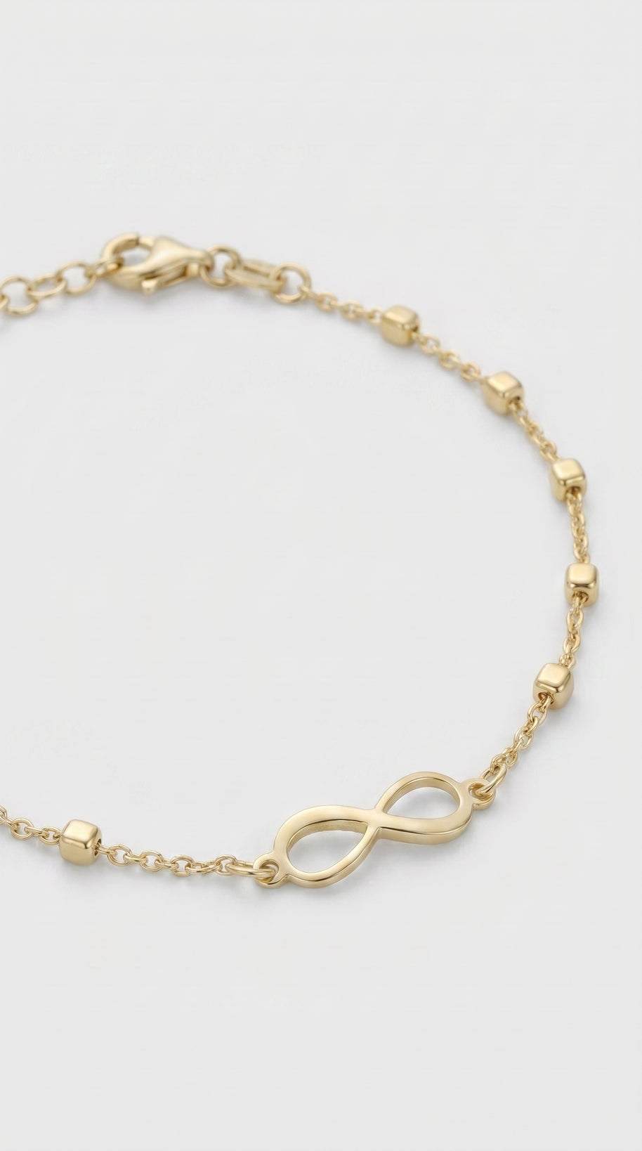 Pulsera Infinito Dorado