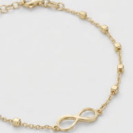 Pulsera Infinito Dorado