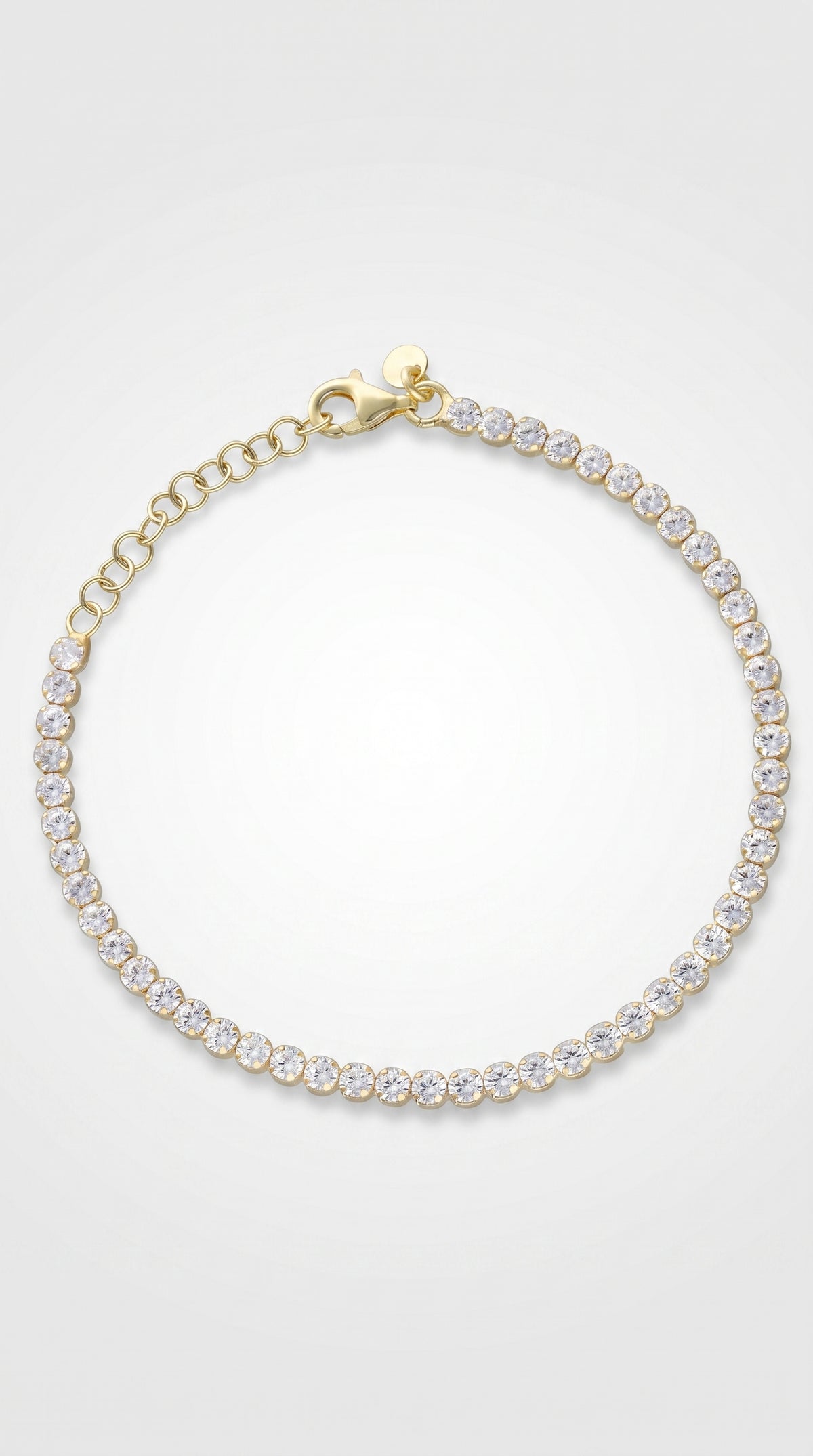 Pulsera Rivière de Luz - Plata Chap. ORO