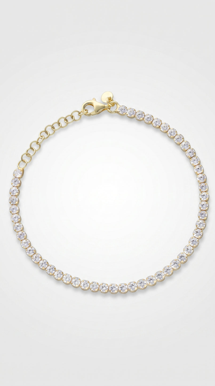 Pulsera Rivière de Luz - Plata Chap. ORO