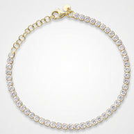 Pulsera Rivière de Luz - Plata Chap. ORO