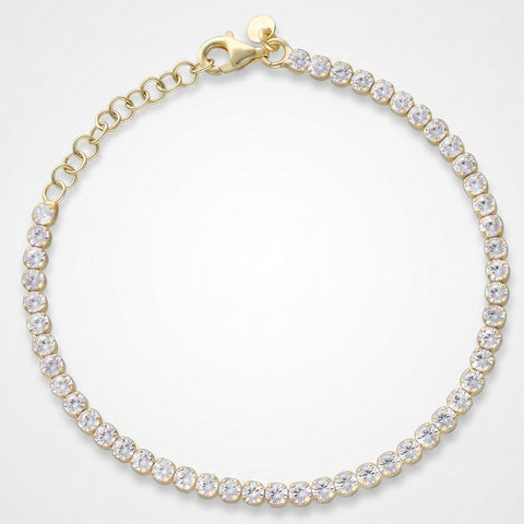 Pulsera Rivière de Luz - Plata Chap. ORO