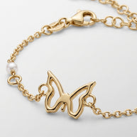 Pulsera Mariposa de Perlas
