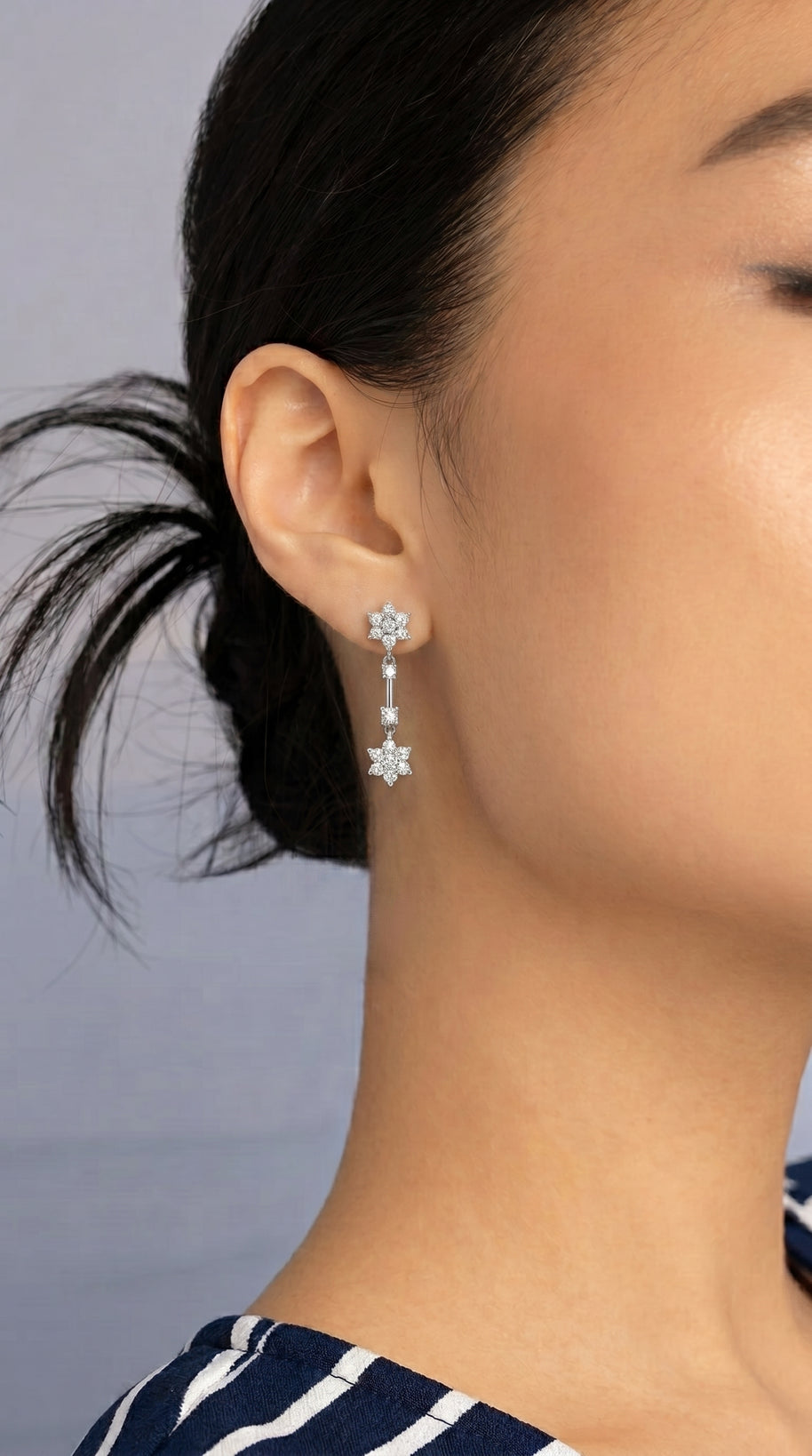 Pendientes Rosetón Doble