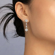 Pendientes Rosetón Doble