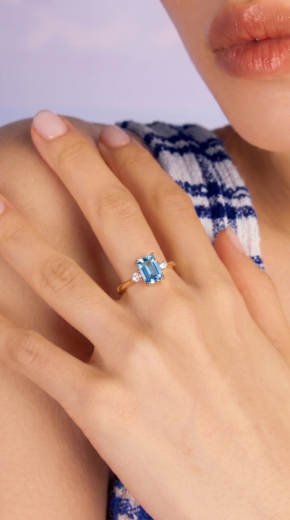Anillo Azul Real