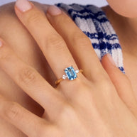 Anillo Azul Real