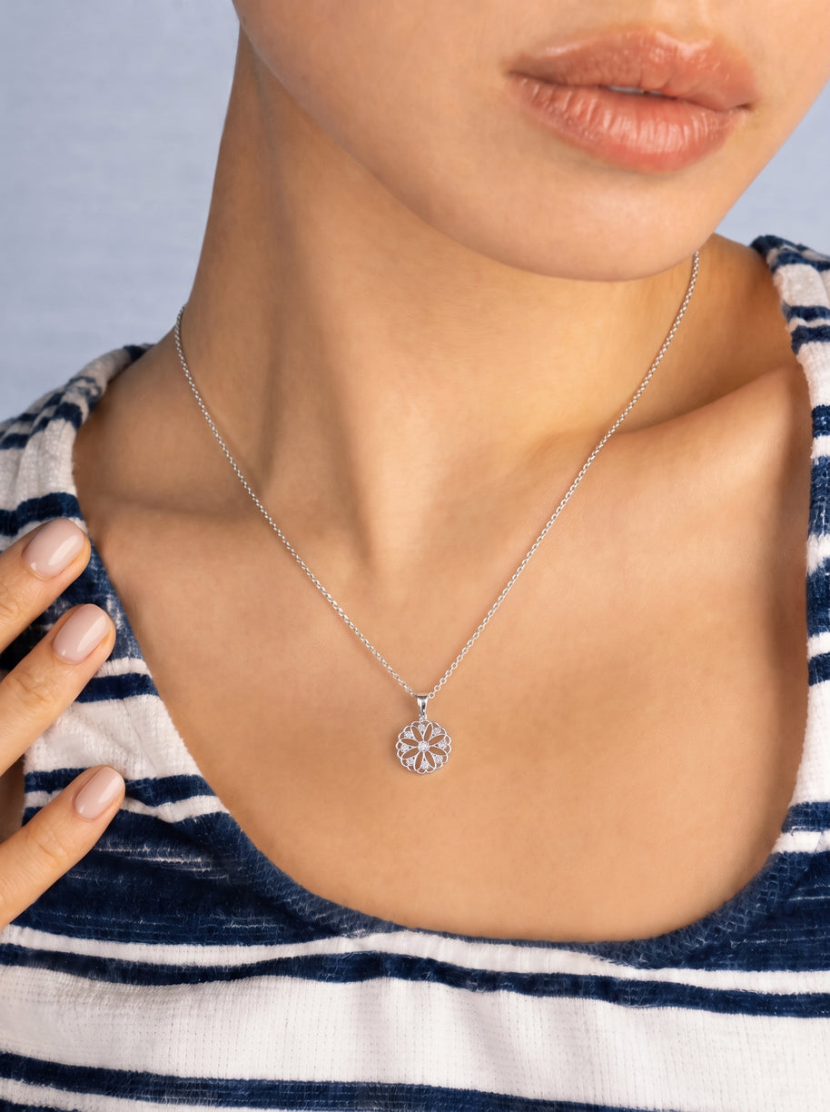 Collar Flor de Capri