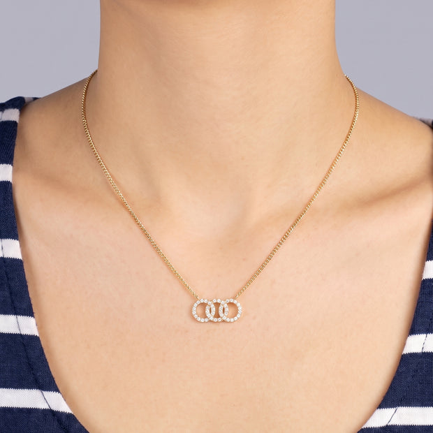 Collar Trilogía Dorada - ORO 18K