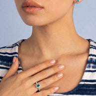 Pendientes Esmeralda de Marbella