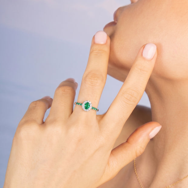 Anillo Esmeralda de Ischia