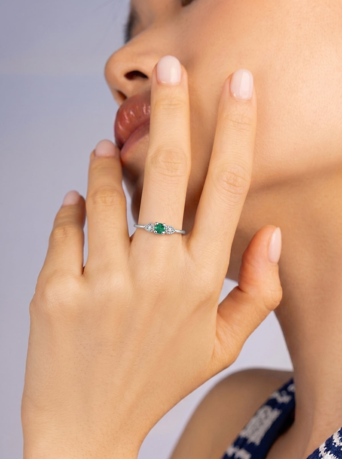 Anillo Esmeralda de Positano