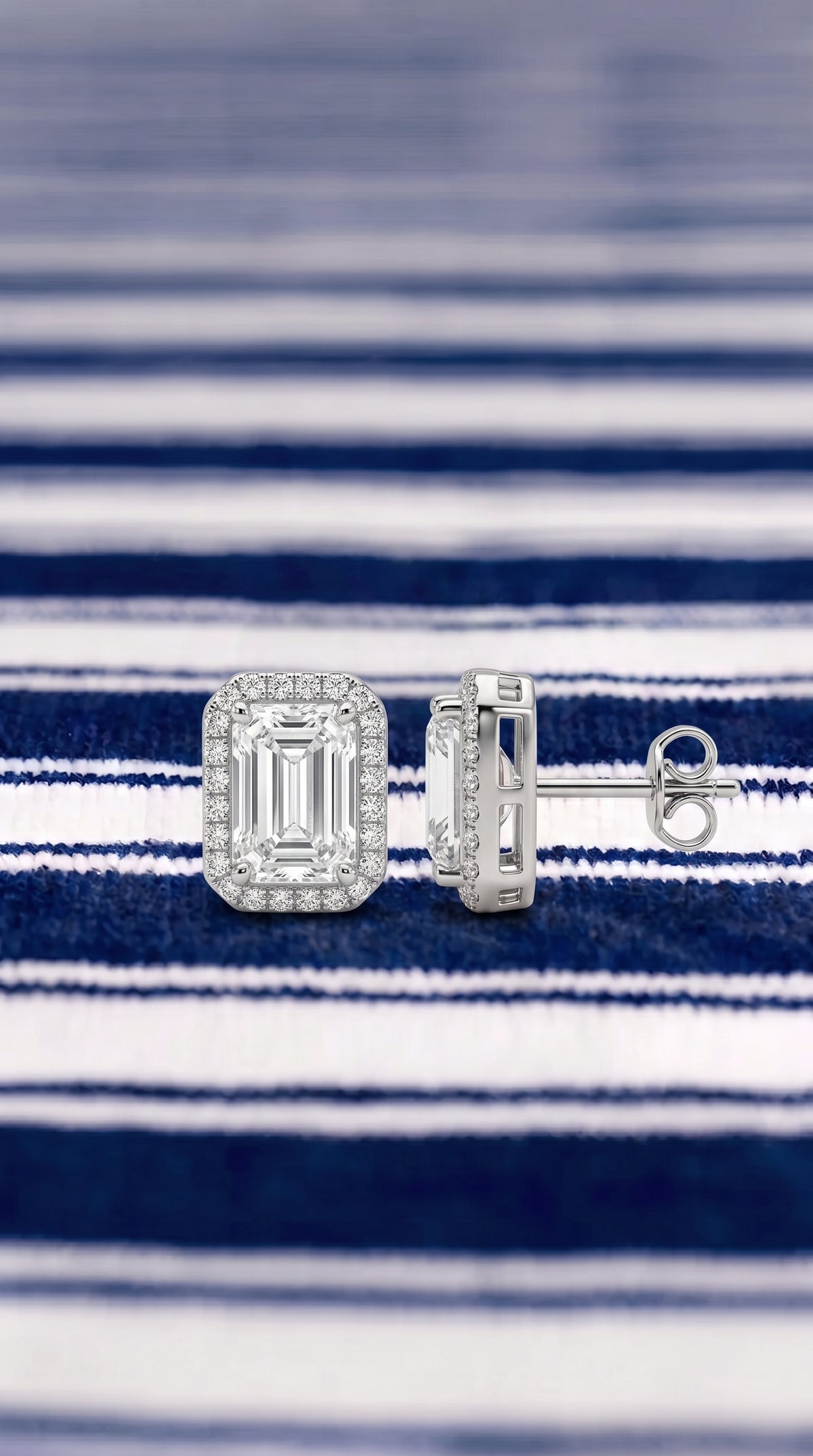 Pendientes Espuma Blanca